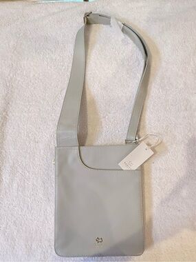 Radley London Minimal Crossbody Bag in Light Gray